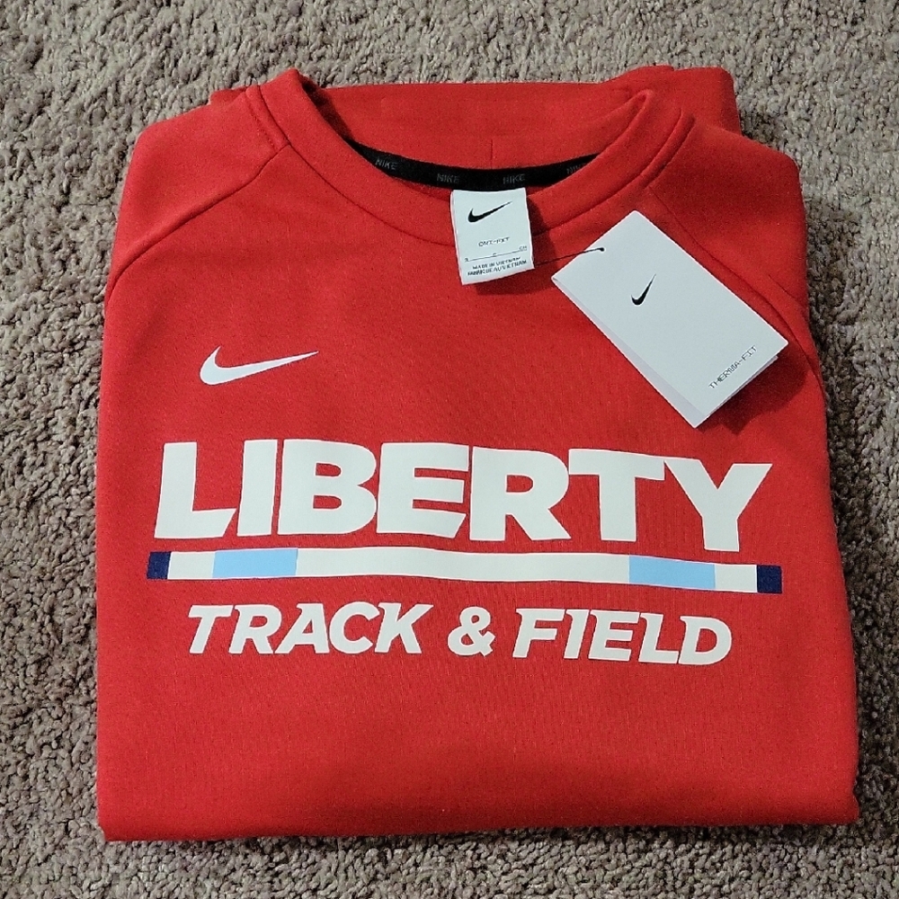 Nike Red Liberty Sports Sweatshirt